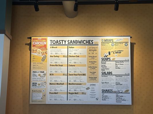 Menu photo 1 Potbelly Sandwich Shop Westerville, OH
