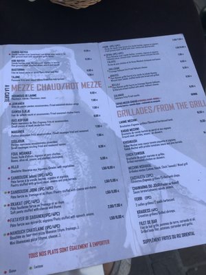 Menu photo 3 La Chatelaine du Liban Ixelles, BRU