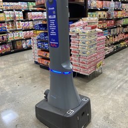 Robot mopper wearing mask lol Robot mopper wearing mask lol