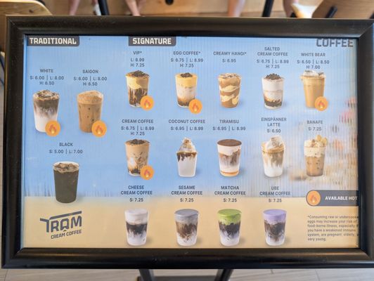 Menu photo 3 Tram Cream Coffee 2 San Jose, CA