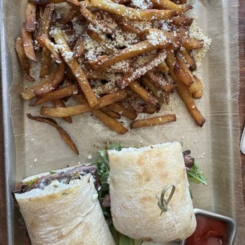 Melzingah Tap House - Steak sandwich with truffle fries! - Beer Bar Near Me - Beacon, New York Melzingah Tap House - Steak sandwich with truffle fries! - Beer Bar Near Me - Beacon, New York