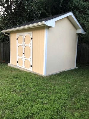 Exterior Shed 12x14 - George's Painting L.L.C has been serving MD, DC and VA for over 40 years. We offer home improvement services for residential and business customers. Small to big projects such as kitchen remodeling, home additions, electrical, flooring, dry-wall to name a few is what we offer.

Quality assurance of the work rendered and specific attention to detail is what we enjoy mostly about our work. We have a long list of repeat customers who year after year call us for their next home improvement projects.