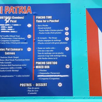 Mi Patria - Menu (7/24/24) - Caterers Near Me - Seattle, Washington