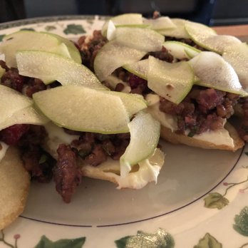 Republic Kitchen+Taphouse - Whipped Brie and apple with a walnut cranberry pesto... it is ok - New American Near Me - Post Falls, Idaho Republic Kitchen+Taphouse - Whipped Brie and apple with a walnut cranberry pesto... it is ok - New American Near Me - Post Falls, Idaho