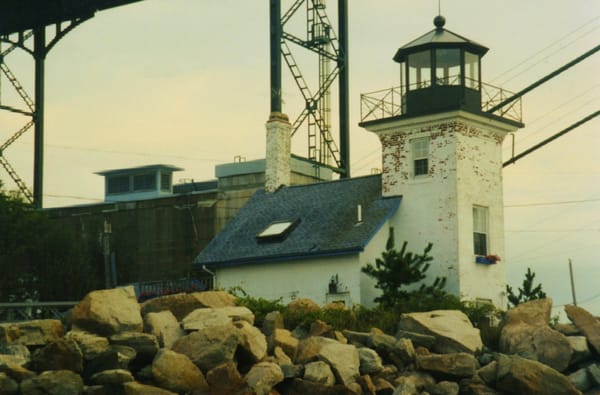 Bristol Ferry Lighthouse by null