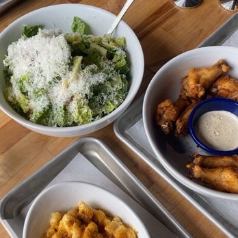 Switchback Brewing - Caesar salad, wings and Cabot mac & cheese! - Breweries Near Me - Burlington, Vermont