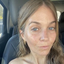 After facial glow!