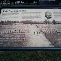 The Cemetery located across the street from the Parks Visitors Center The Cemetery located across the street from the Parks Visitors Center