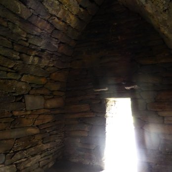 Gallarus Oratory - View of the doorway from inside - Landmarks & Historical Buildings Near Me - Ballyferriter, Kentucky