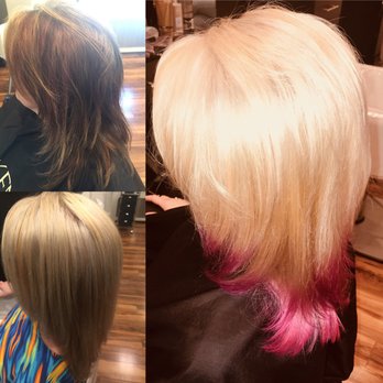 A Total Transformation From Brunette To Blonde And Finally Blonde
