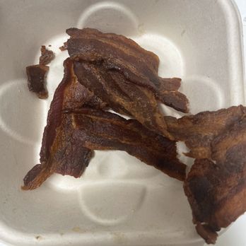 Naked Cafe - Burnt bacon - Breakfast & Brunch Near Me - Solana Beach, California Naked Cafe - Burnt bacon - Breakfast & Brunch Near Me - Solana Beach, California