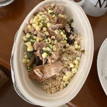 Chipotle Mexican Grill - My Carnitas bowl this time...they skimped on the rice - Mexican Near Me - Brooklyn, New York