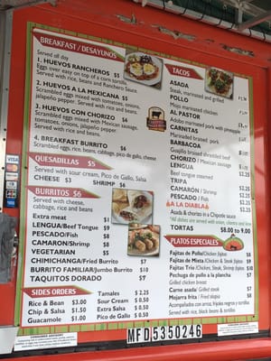 Menu photo 5 The Taco Truck Stuart, FL