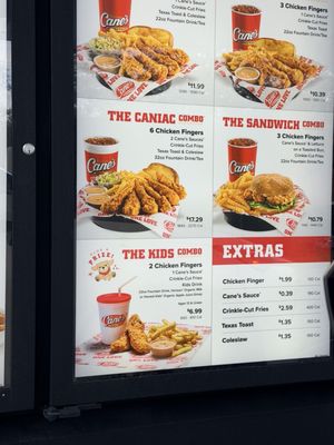 Menu photo 2 Raising Cane's Chicken Fingers Jacksonville, FL Menu photo 2 Raising Cane's Chicken Fingers Jacksonville, FL