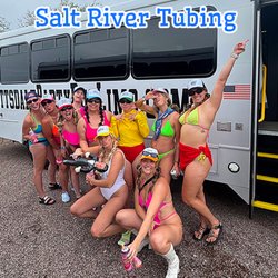 Scottsdale Party Bus & Limo - Salt River tubing