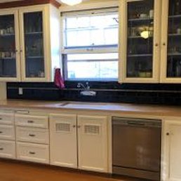 Beautiful butcher block countertops