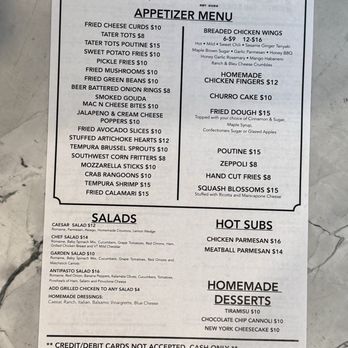 Roberto’s Neopolitan Style Pizza - MENU - Pizza Near Me - Barton, Vermont