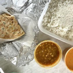 Monsoon Indian Cuisine - Delicious curries with a very generous portion of rice!!!