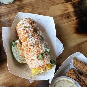 Pop Up Chicken Shop - Street corn - Chicken Shop Near Me - Bloomington, Illinois