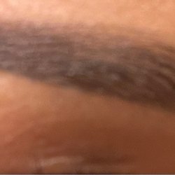 Fancyluxedolls - Brows as of Sept. 2022. I would like little strokes of hair on the top and more of a defined line at the top. Otherwise, they are perfect!