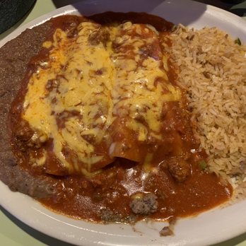Tipico's - Beef Enchilada Plate - Mexican Near Me - Dallas, Texas