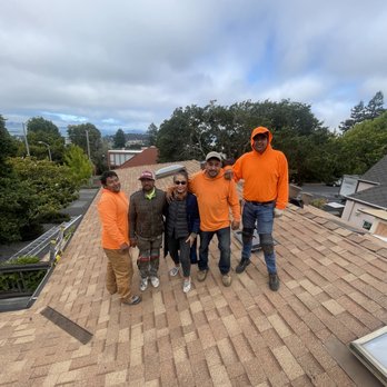 Berkeley Roof Services - Our fantastic client on her roof with our amazing team! What a sight to see! Thank you Ms. Wada! - Roofing Near Me - Oakland, California Berkeley Roof Services - Our fantastic client on her roof with our amazing team! What a sight to see! Thank you Ms. Wada! - Roofing Near Me - Oakland, California