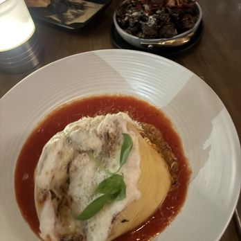 OLIVIA - Special of day layered lasagna and famous, definitely worth ordering, garlic cheese bread. - Italian Near Me - Tampa, Florida OLIVIA - Special of day layered lasagna and famous, definitely worth ordering, garlic cheese bread. - Italian Near Me - Tampa, Florida