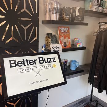 Better Buzz Coffee Pacific Beach East - If you come inside, you order at the kiosk; swipe your card to the right of the kiosk - Coffee & Tea Near Me - San Diego, California Better Buzz Coffee Pacific Beach East - If you come inside, you order at the kiosk; swipe your card to the right of the kiosk - Coffee & Tea Near Me - San Diego, California