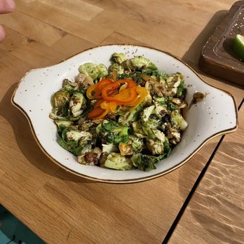 Doce Provisions - Wok Brussels sprouts - New American Near Me - Miami, Florida