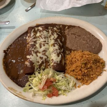 El Borrego De Oro - Mole enchiladas - Mexican Near Me - Austin, Texas