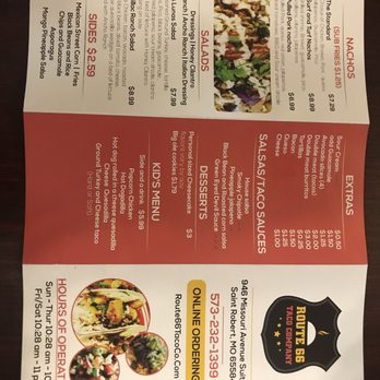 Route 66 Taco & Wing - Tacos Near Me - Saint Robert, Missouri Route 66 Taco & Wing - Tacos Near Me - Saint Robert, Missouri