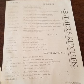 Esther's Kitchen - Menu Selections - Italian Near Me - Las Vegas, Nevada