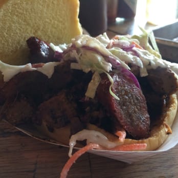Morgan's Brooklyn Barbecue - ST. MARKS SPECIAL SANDWICH With Chopped Brisket & Beef Sausage $14/with one side @ lunch - Barbeque Near Me - Brooklyn, New York Morgan's Brooklyn Barbecue - ST. MARKS SPECIAL SANDWICH With Chopped Brisket & Beef Sausage $14/with one side @ lunch - Barbeque Near Me - Brooklyn, New York