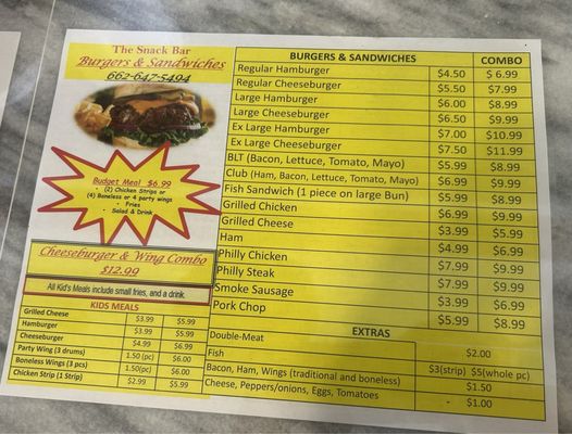 Menu photo 3 CHARLESTON SNACK BAR Charleston, MS Menu photo 3 CHARLESTON SNACK BAR Charleston, MS