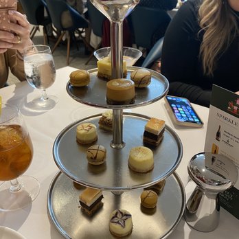 The Zodiac - Christmas dessert tower - New American Near Me - Dallas, Texas