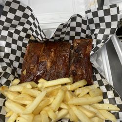 Bbqelgordo - Rib plate with fries