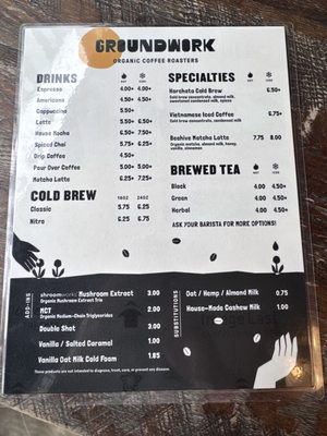Menu photo 3 Groundwork Coffee Los Angeles, CA Menu photo 3 Groundwork Coffee Los Angeles, CA