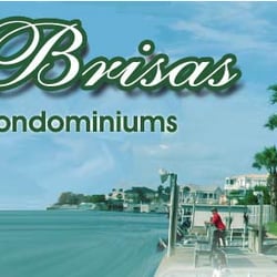 Las Brisas Condominiums are right on the bay!