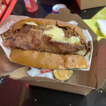 Fatima's Grill - Brisket bacon grilled cheese melt - Mediterranean Near Me - Downey, California