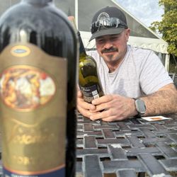 Villa Toscano Winery - Barbera red and estate port for "dessert."