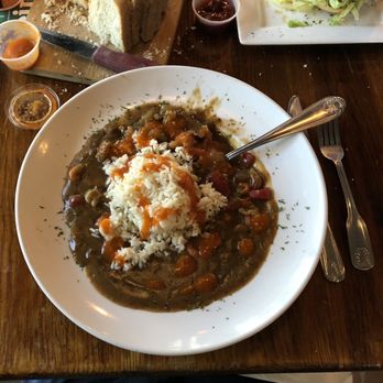 Crawdaddy's N'Awlins Grill and Raw Bar - Crawfish Etouffee with house made hot sauce. - Seafood Near Me - Jensen Beach, Florida Crawdaddy's N'Awlins Grill and Raw Bar - Crawfish Etouffee with house made hot sauce. - Seafood Near Me - Jensen Beach, Florida
