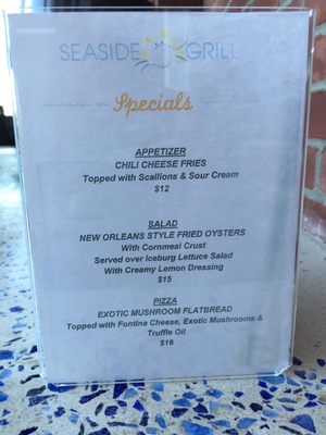 Menu photo 5 Seaside Grill Riverhead, NY