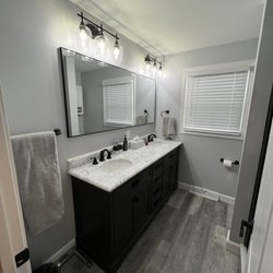 D&M Modern Contracting - Double vanity in the master is a must!