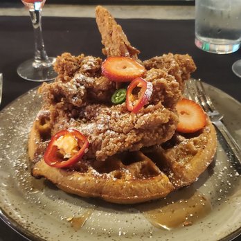 Lucille's - Chicken & pecan waffles - New American Near Me - Houston, Texas Lucille's - Chicken & pecan waffles - New American Near Me - Houston, Texas