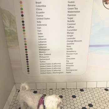 Saffron And Rose - Fendi next to the list of ingredients and country of origen included in the ice cream flavors - Ice Cream & Frozen Yogurt Near Me - Del Mar, California Saffron And Rose - Fendi next to the list of ingredients and country of origen included in the ice cream flavors - Ice Cream & Frozen Yogurt Near Me - Del Mar, California