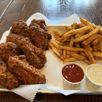 Chicken on Fire - Chicken on Fire w/ Fries - Korean Near Me - Atlanta, Georgia