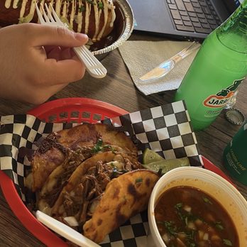 Tacos El JEFE Phoenix - Quesobirria tacos and Birria Chimichanga - Tacos Near Me - Phoenix, Arizona