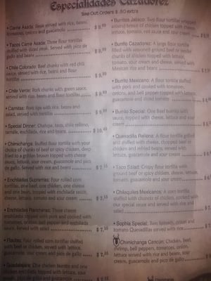 Menu photo 6 Cazadorez Mexican Restaurant Shawnee, OK Menu photo 6 Cazadorez Mexican Restaurant Shawnee, OK