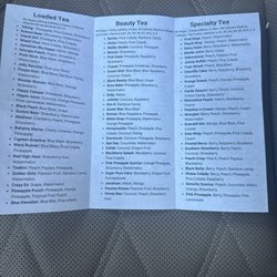 Lake Park Nutrition - Menu