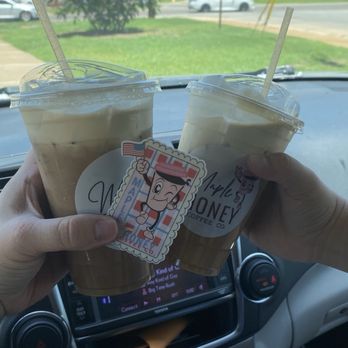 Maple & Honey Coffee - Iced Okie and Iced Jeanie Latte - Coffee & Tea Near Me - Edmond, Oklahoma Maple & Honey Coffee - Iced Okie and Iced Jeanie Latte - Coffee & Tea Near Me - Edmond, Oklahoma